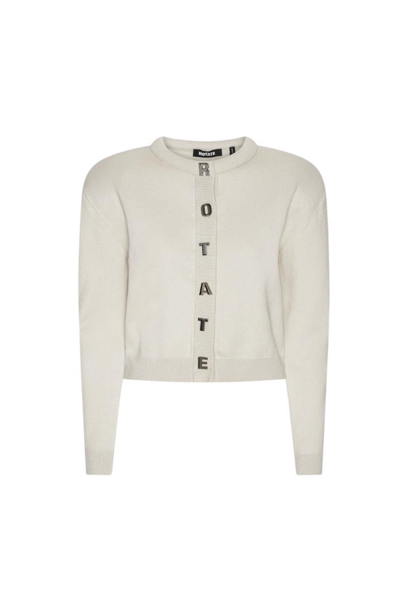 Firm Knit Cardigan Creme