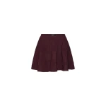 Flower Mini Skirt Bordeaux