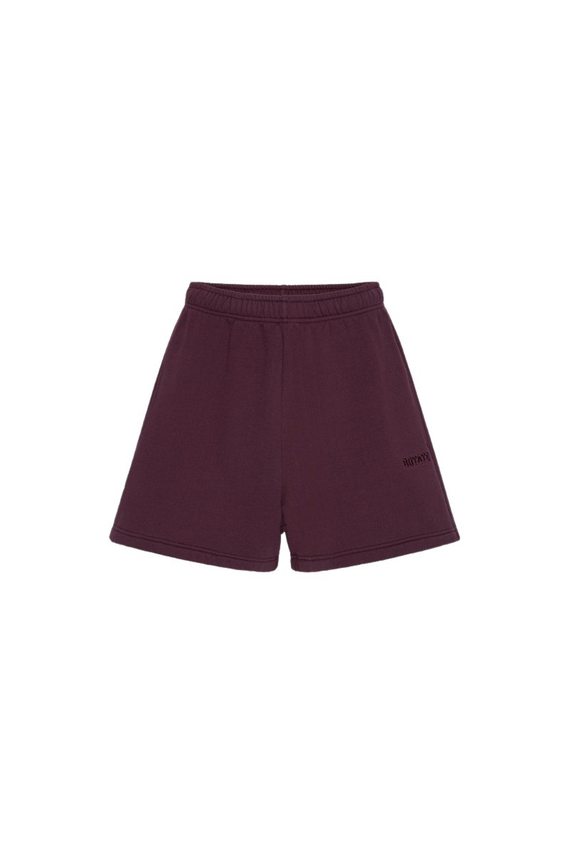 Heavy Sweat Shorts Bordeaux