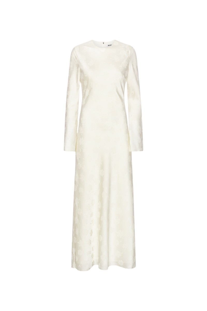 Ls Biascut Dress White