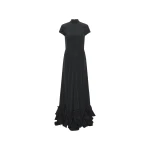Maxi Capsleeve Dress Black