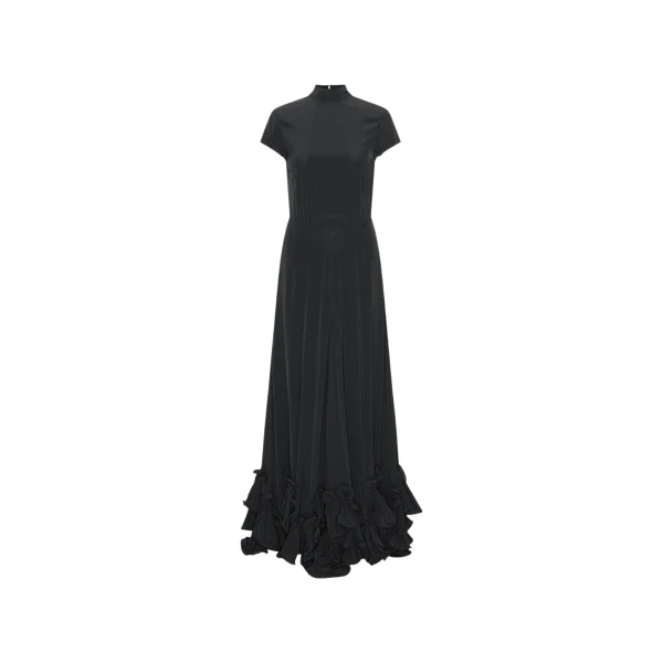 Maxi Capsleeve Dress Black