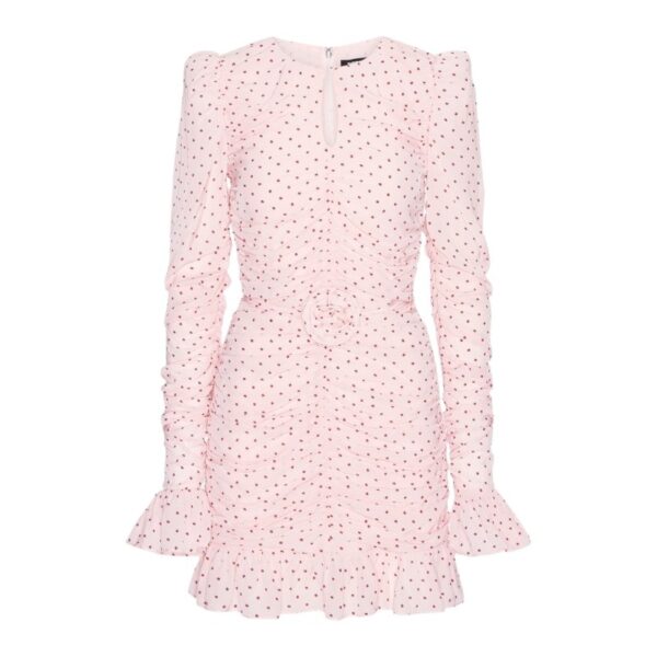 Mini Ruched Dress Pink