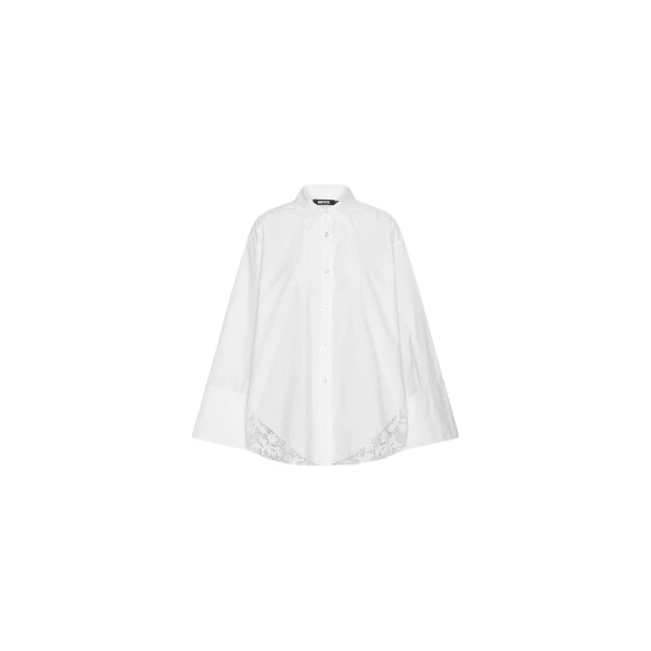Rotate Birger Christensen Oversized Shirt White
