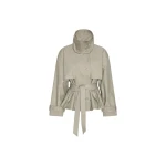 Short Trench Coat Aluminum