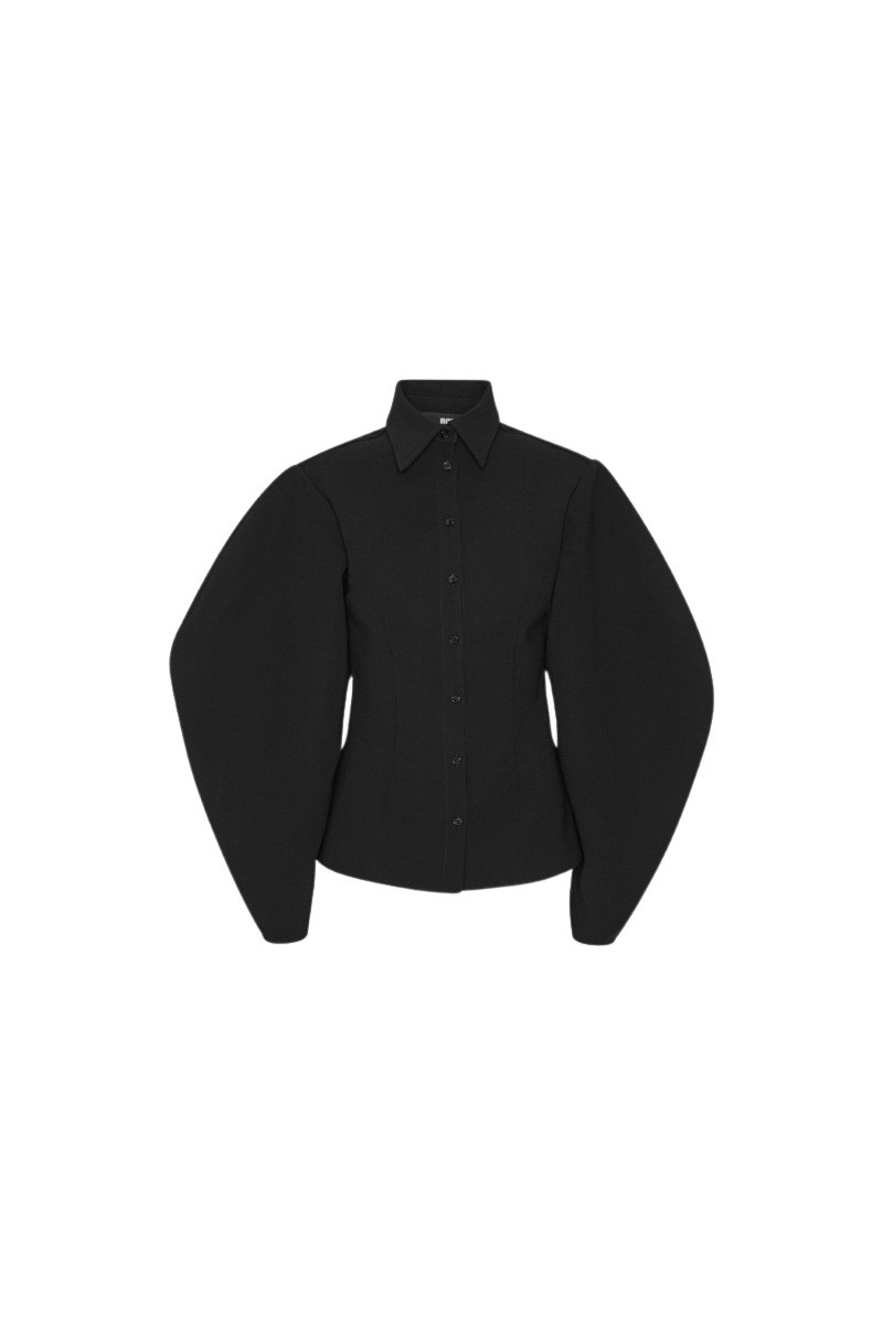 Suiting Fitted Shirt Black