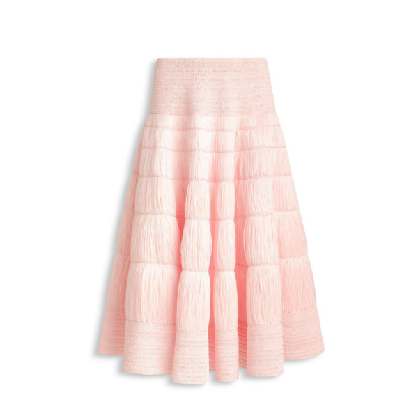 Alaïa Raffia Skirt - ALAÏA Skirts - Laser Cut Luxury - Shop at Coveti