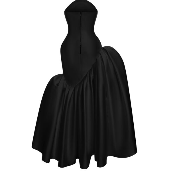 black evening dress
