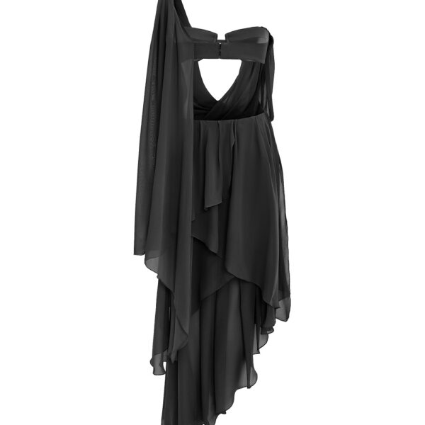 black evening dress
