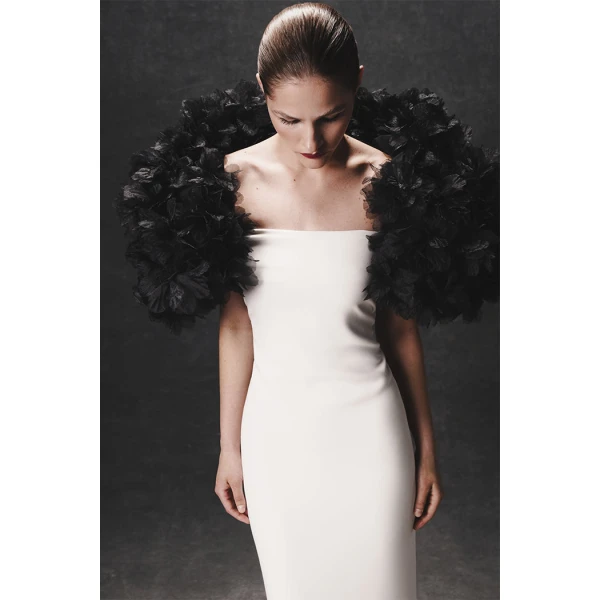 black evening dress