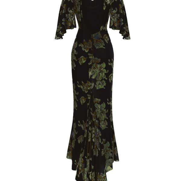 black evening dress