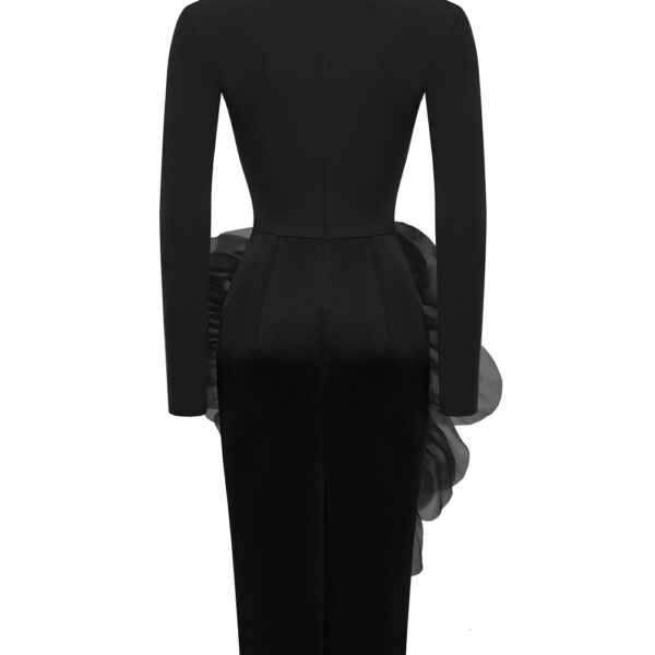 black evening dress