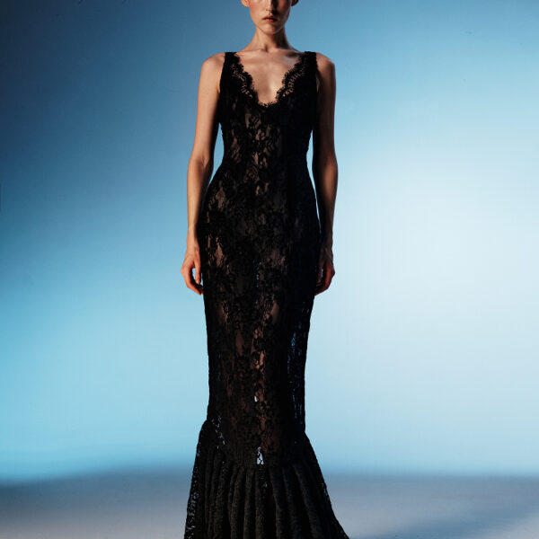 lace maxi dress