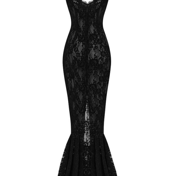 black evening dress