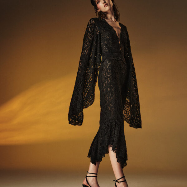 lace midi dress