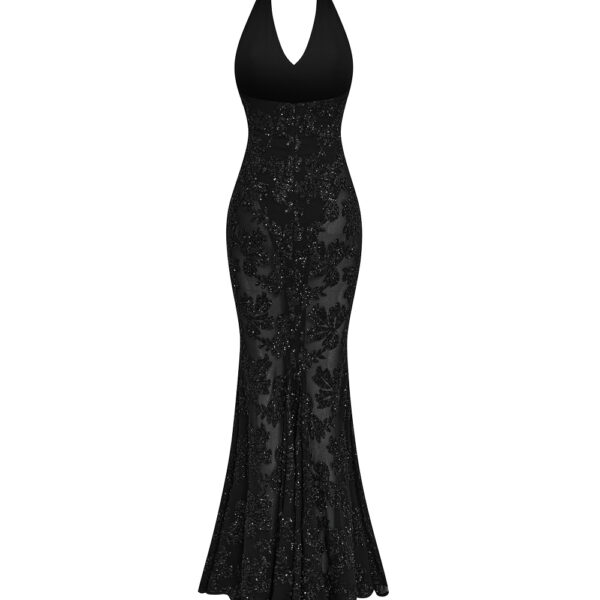 black evening dress