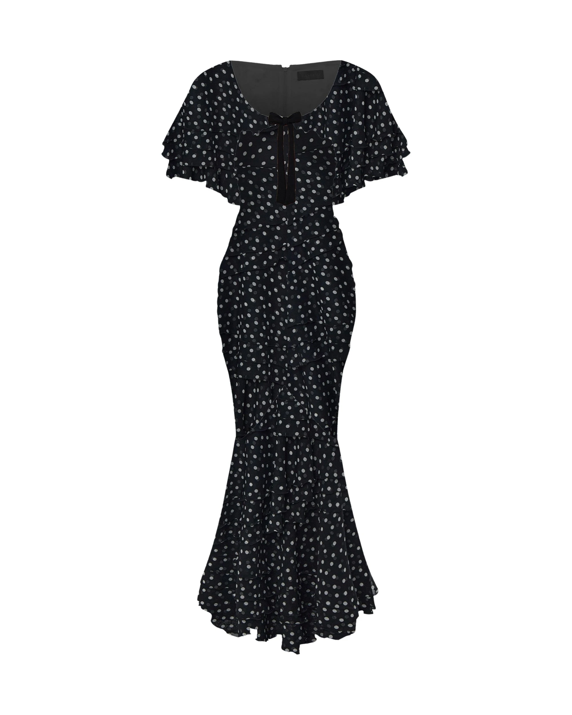 Rasario-Black-Printed-chiffon-maxi-dress-with-a-velvet-bow-in-Black-at-Coveti67763_nobg Rasario
