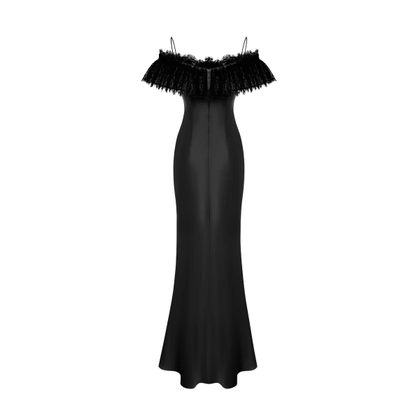 black evening dress
