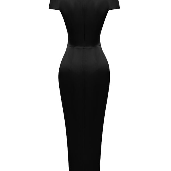 black evening dress