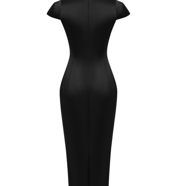 black evening dress