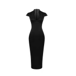 Rasario-Black-Satin-midi-dress-with-piping-trim-in-Black-at-Coveti99387_nobg Rasario