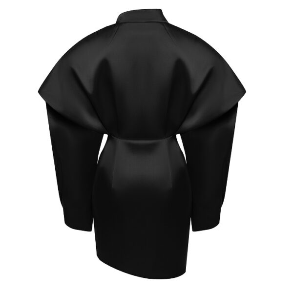 black evening dress