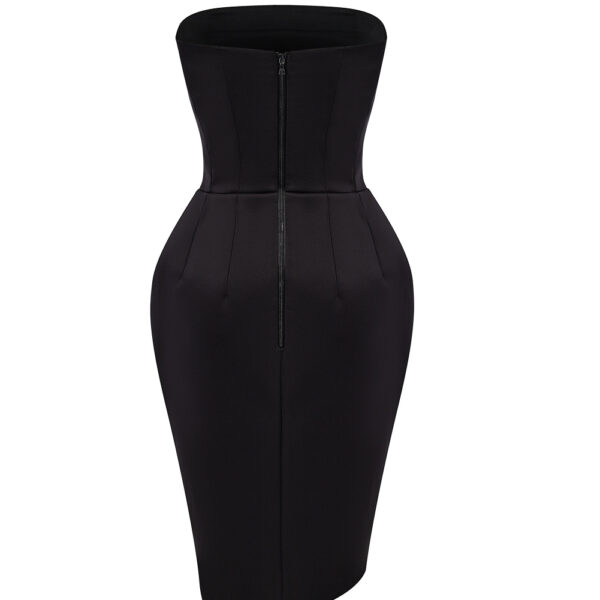 black evening dress