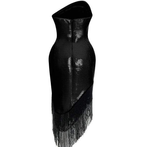 black evening dress