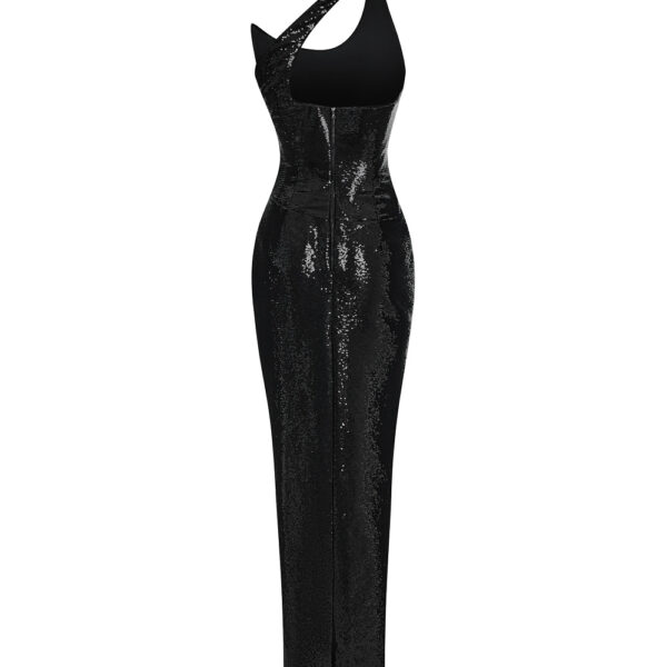 black evening dress