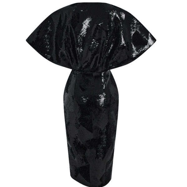 black evening dress