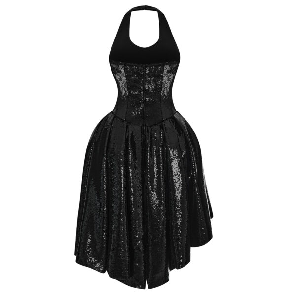 black evening dress