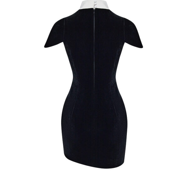 black evening dress