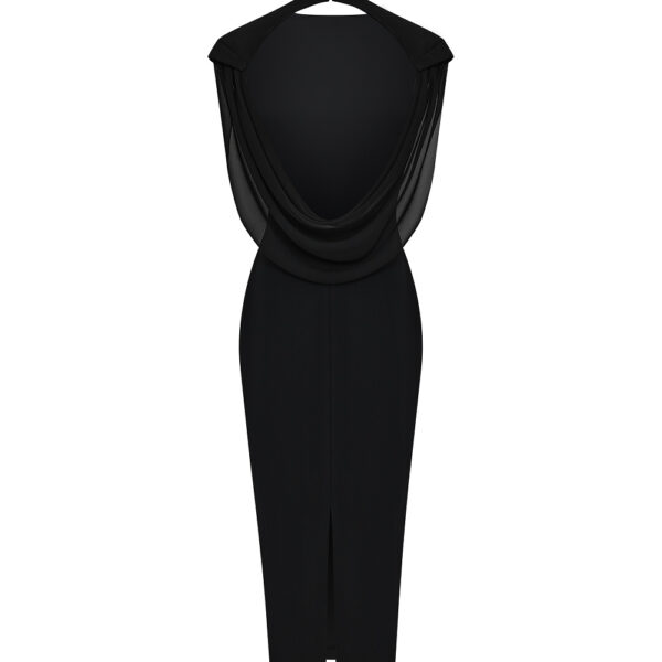 black evening dress