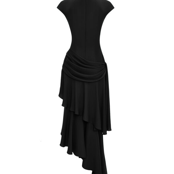 black evening dress