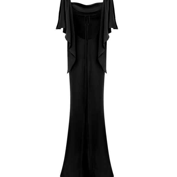 black evening dress