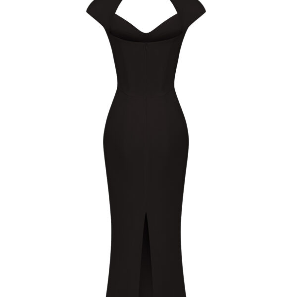 black evening dress