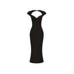 Rasario-Black-Viscose-crepe-midi-dress-in-Black-at-Coveti89293_nobg Rasario