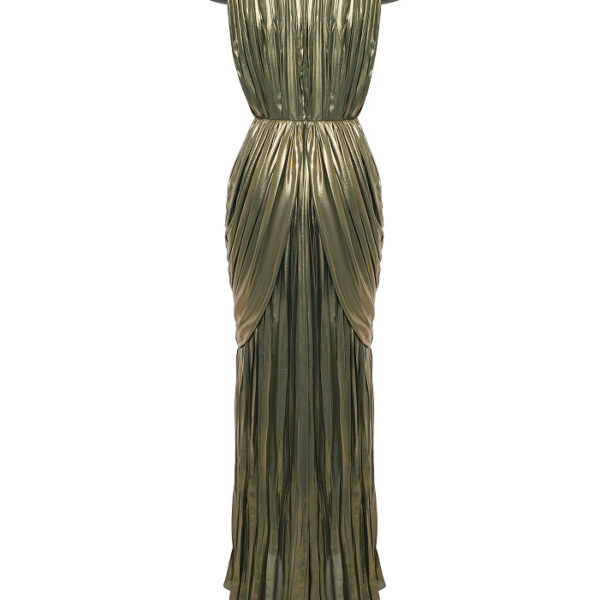 olive evening dress