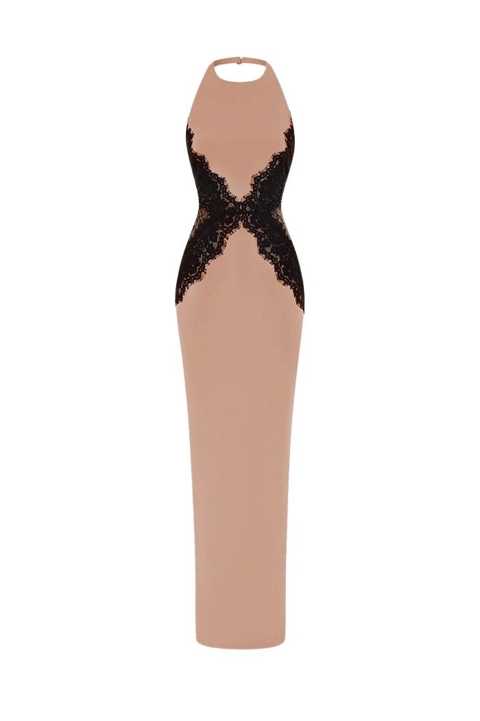 Rasario-Multicolour-Crepe-and-lace-maxi-dress-in-Beige-and-Black-at-Coveti75001_nobg Rasario