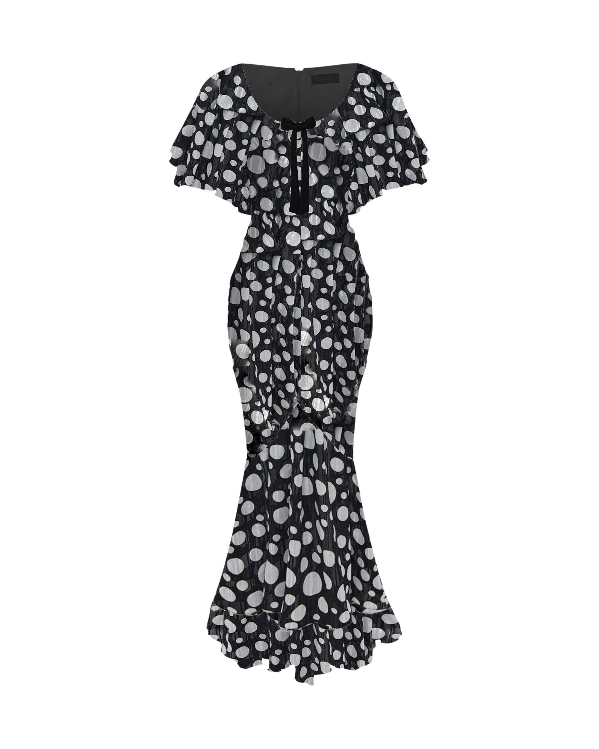 Rasario-Multicolour-Printed-chiffon-maxi-dress-with-a-velvet-bow-in-Black-and-White-at-Coveti58823_nobg Rasario