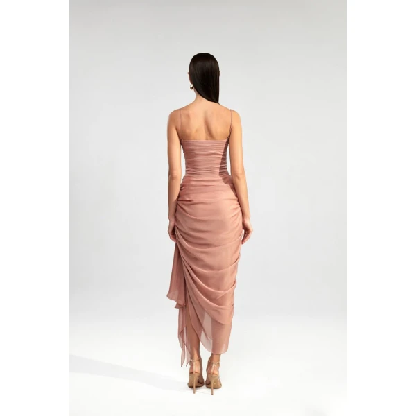 powdery evening dress