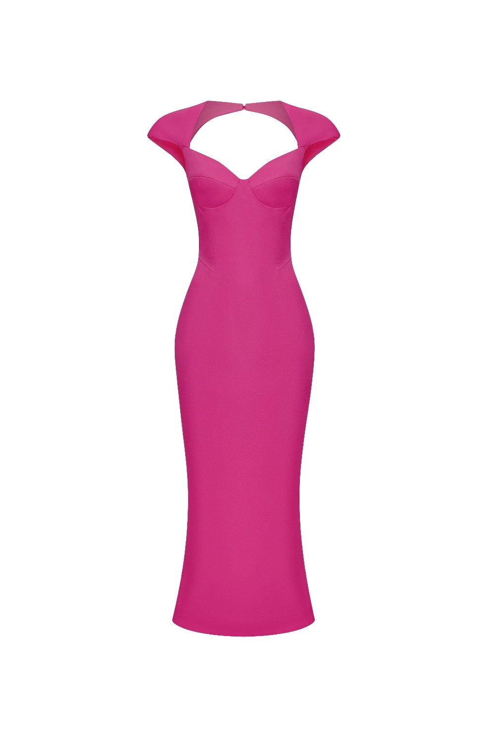 Rasario-Pink-Viscose-crepe-midi-dress-in-Pink-at-Coveti45608_nobg Rasario