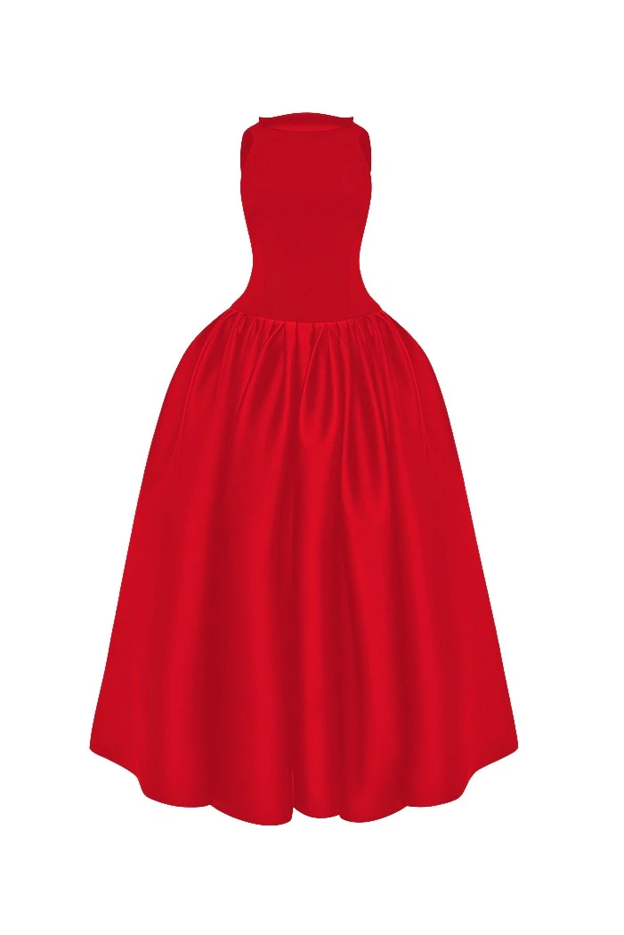 Rasario-Red-Crepe-and-satin-maxi-dress-with-a-voluminous-skirt-in-Red-at-Coveti46640_nobg Rasario
