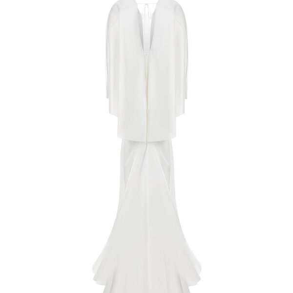white evening dress