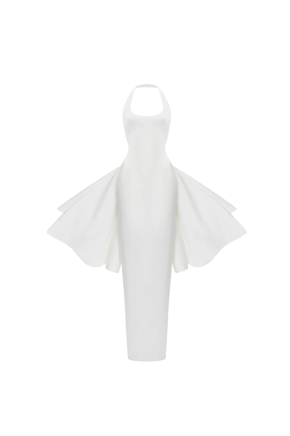 Rasario-White-Structured-satin-maxi-dress-with-detachable-butterfly-train-in-White-at-Coveti48009_nobg Rasario