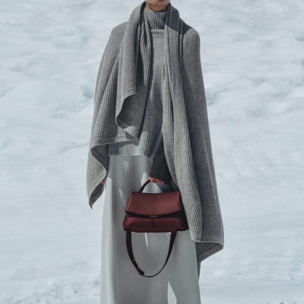 Polène Mokki in Black Cherry Mokki in Black Cherry - Shoulder & Crossbody Bags - Parisian Luxury Leather Bag at Coveti