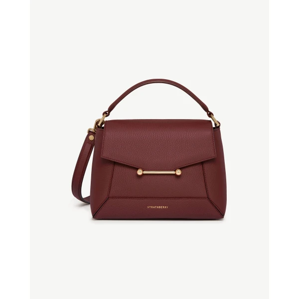 Strathberry Mosaic Bag in Oxblood, view 2