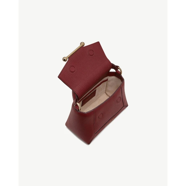 Strathberry Mosaic Nano in Oxblood, view 6