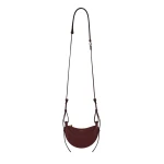 Polène Numéro Dix Micro in Black Cherry Numéro Dix Micro in Black Cherry - Mini Bags - Parisian Luxury Leather Bag at Coveti