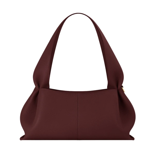 Polene Numéro Neuf East West in Black Cherry Bag